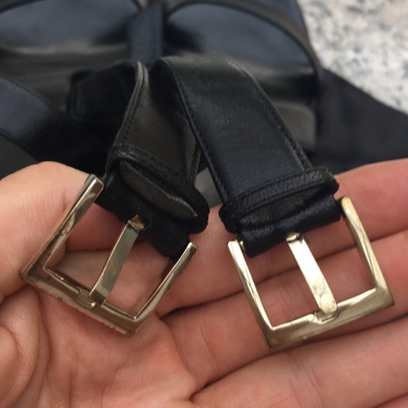 Gucci ankle strap platforms in black - Picture 3 of 8